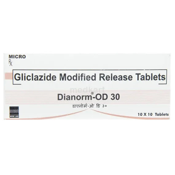 dianorm od 30mg tablet 10's